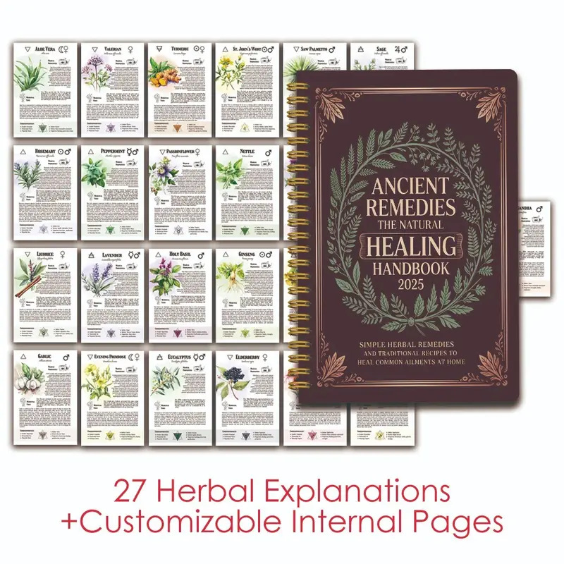 Health & Wellness Nurse Coach - Natural Remedies Handbook with Ancient Cures