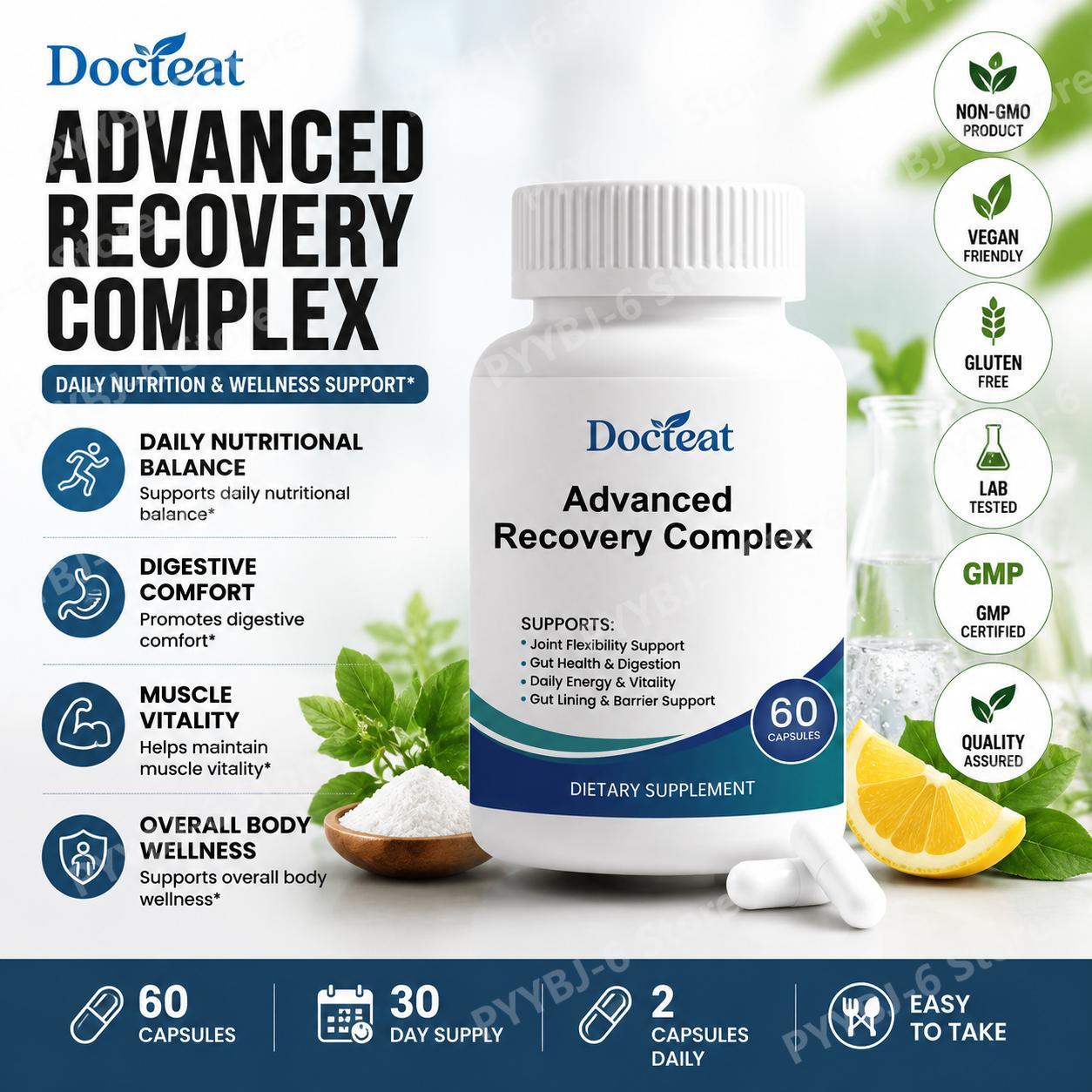 Advanced Recovery Complex 60 C - Health With Wellness incelemesi ve fiyatı