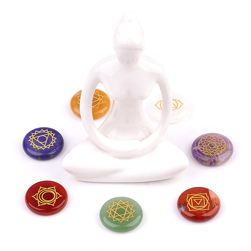 7pcs/set Natural Stone Beads O - Healing Crystal Set incelemesi ve fiyatı