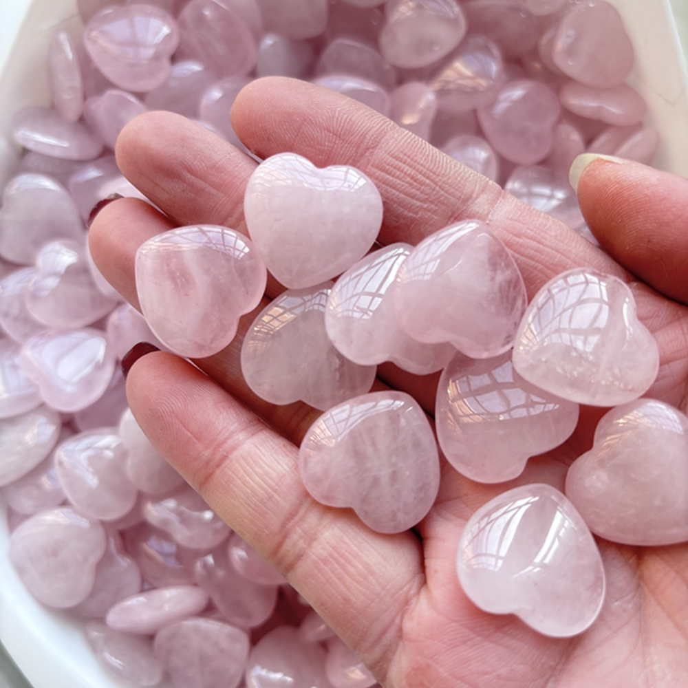 10pcs/Set Natural Heart Shape  - Healing Crystal Set incelemesi ve fiyatı