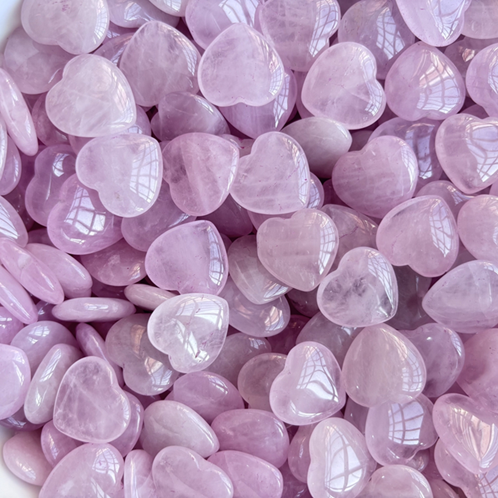 10pcs/Set Natural Heart Shape  - Healing Crystal Set incelemesi ve fiyatı