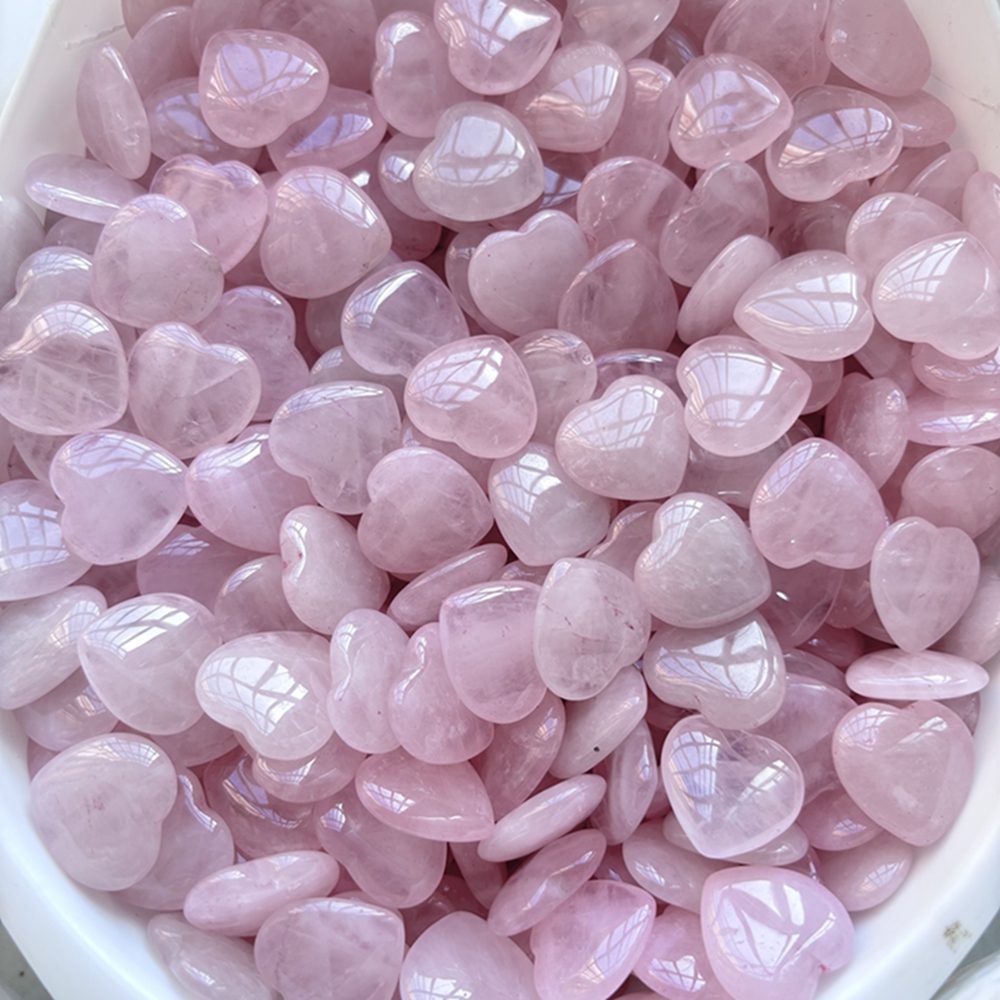 10pcs/Set Natural Heart Shape  - Healing Crystal Set incelemesi ve fiyatı