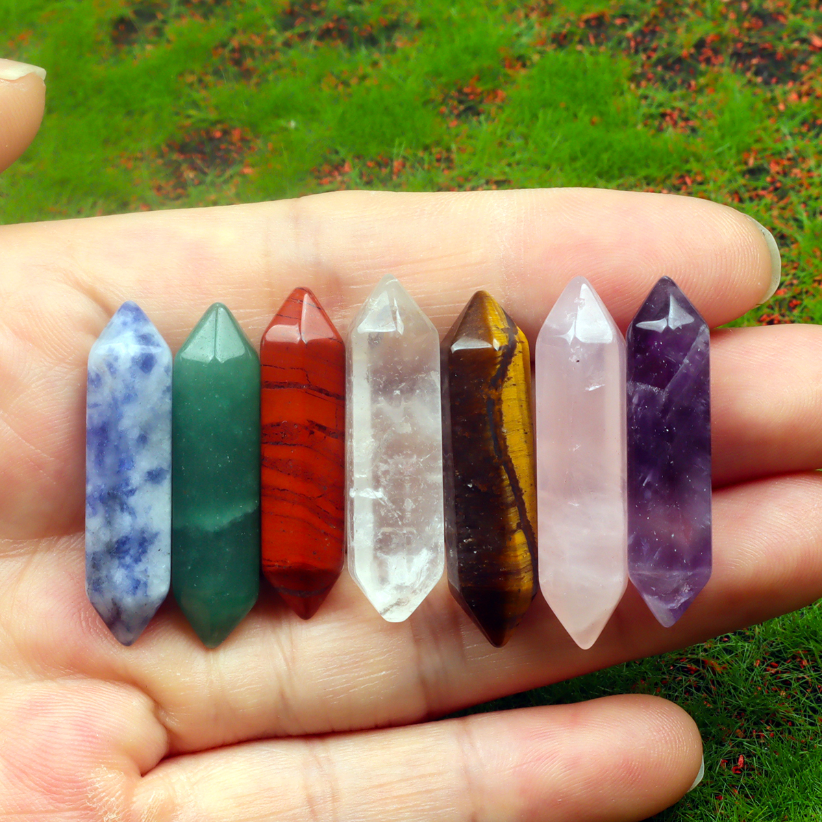 7-Piece Set Natural Crystal He - Healing Crystal Set incelemesi ve fiyatı