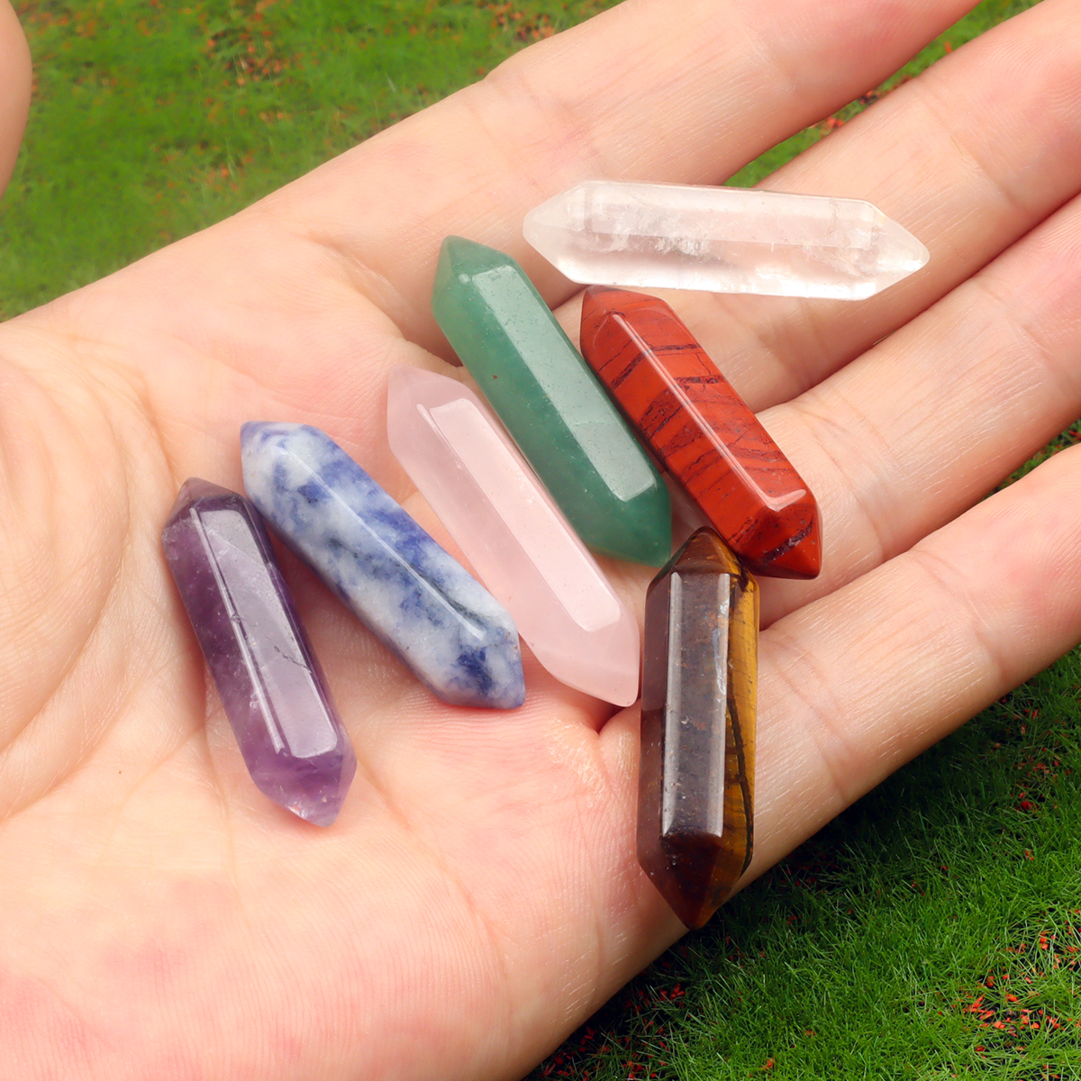 7-Piece Set Natural Crystal He - Healing Crystal Set incelemesi ve fiyatı