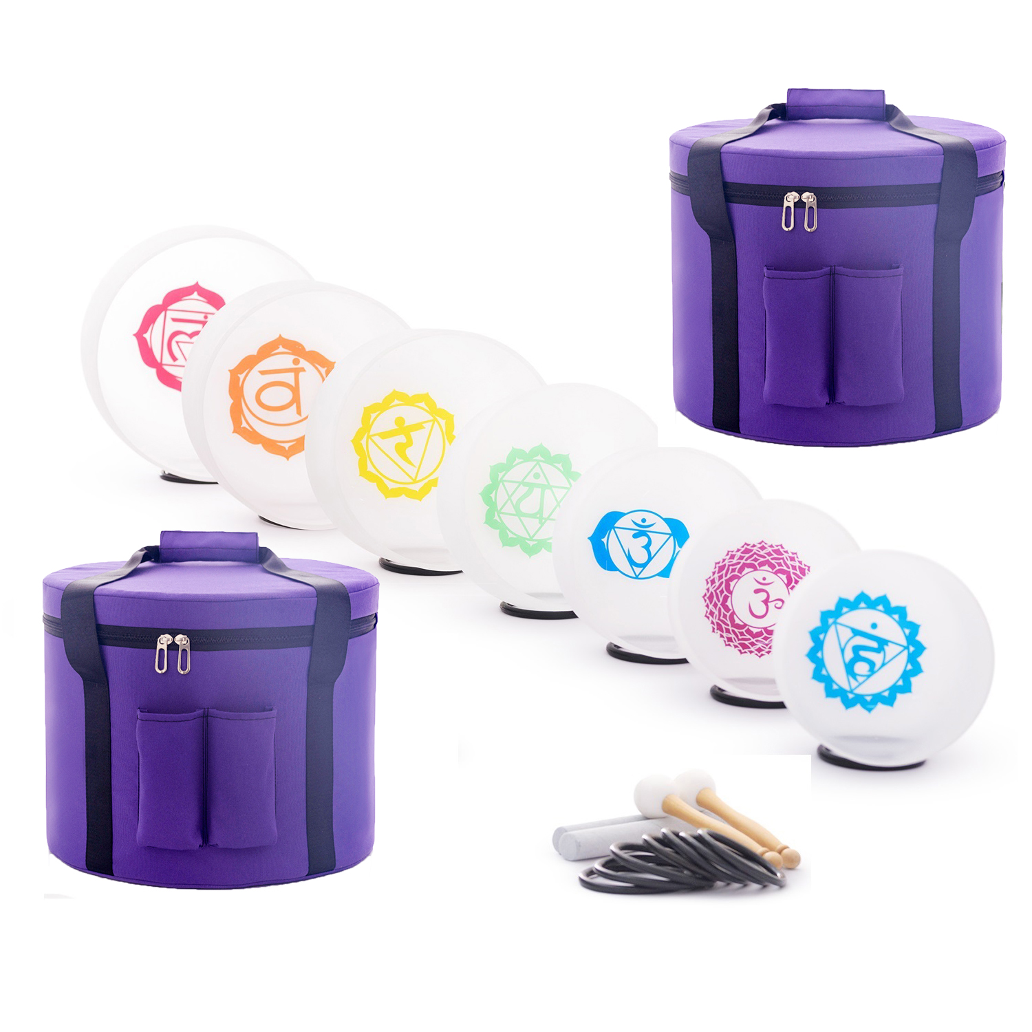 440/432HZ Color Chakra Frosted - Healing Crystal Set incelemesi ve fiyatı