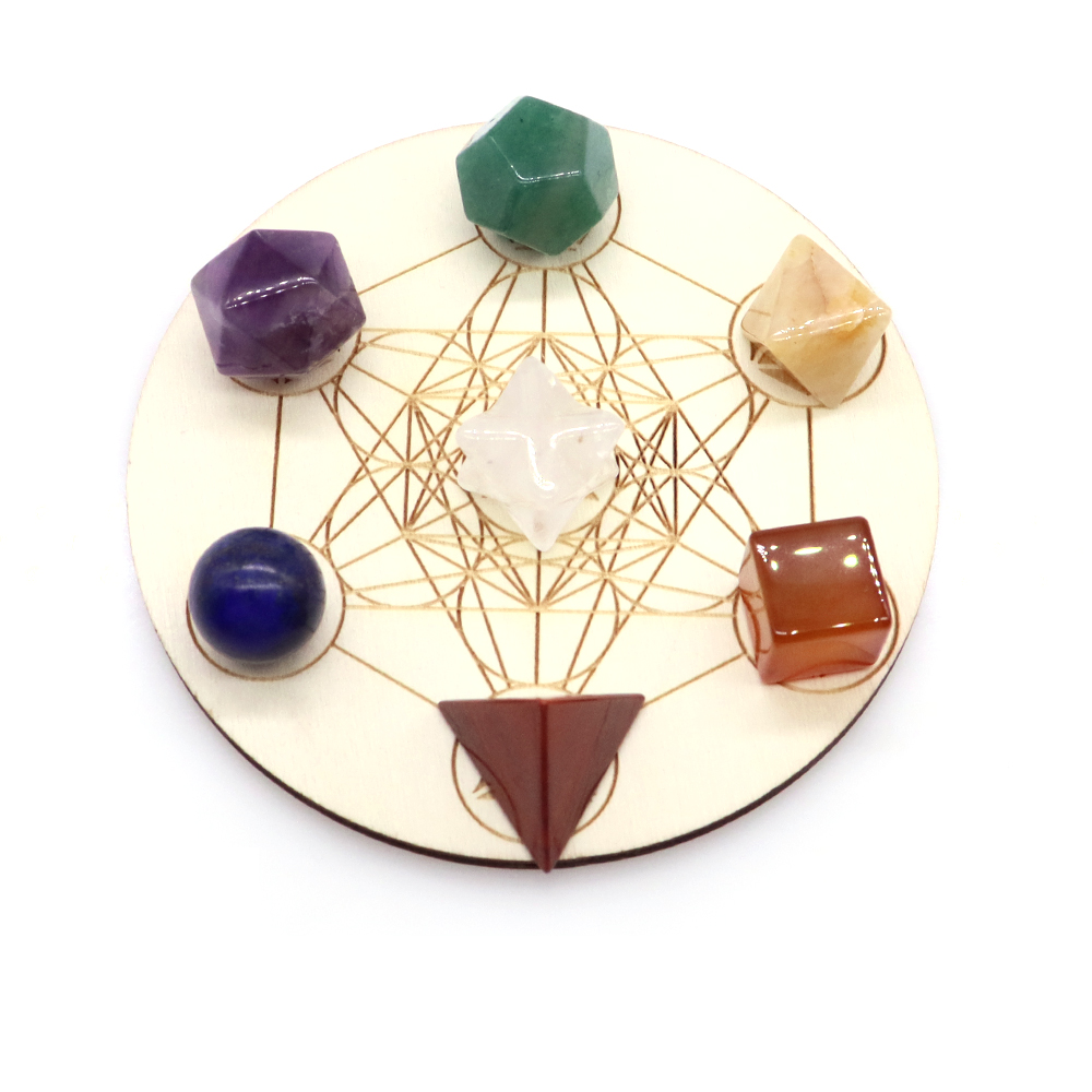 Natural Crystals 7Pcs Platonic - Healing Crystal Set incelemesi ve fiyatı